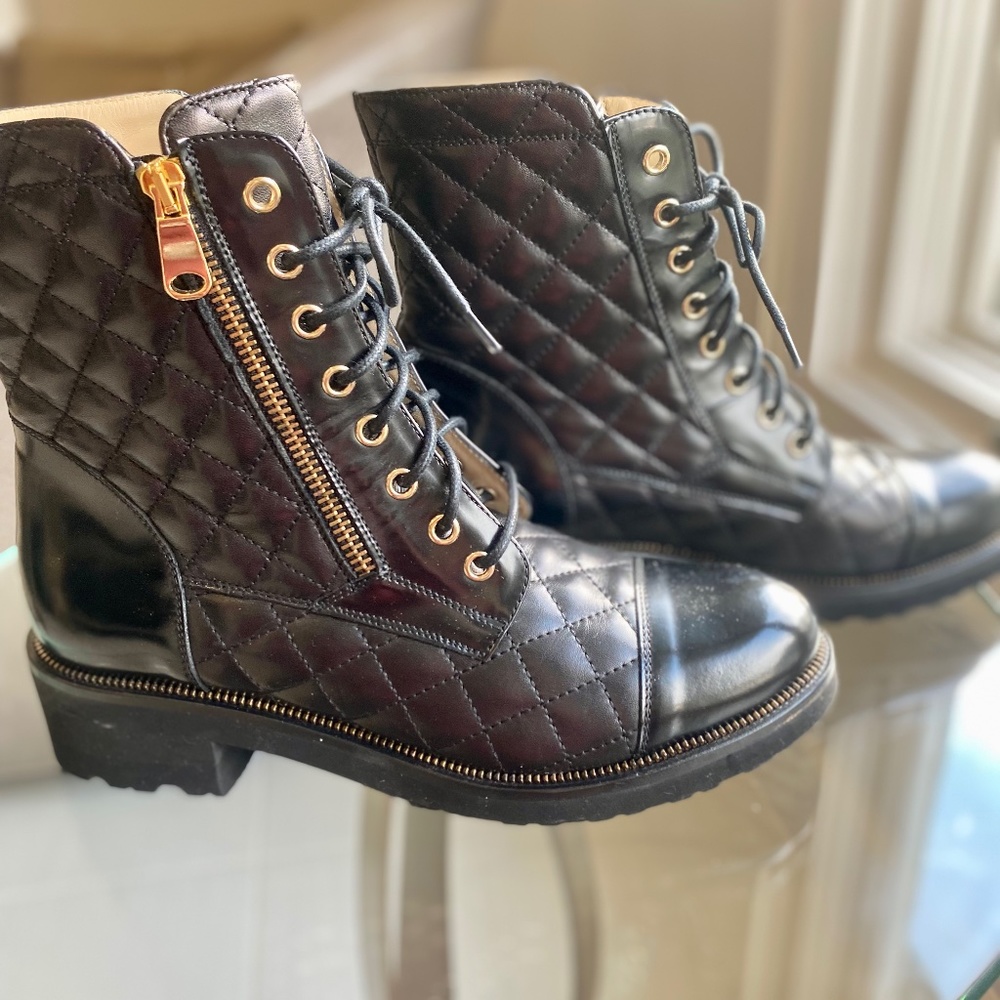 Tiffany Water Resistant Combat Boot